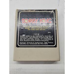 Donkey Kong (Atari 2600, 1982) Video Game Cartridge Only